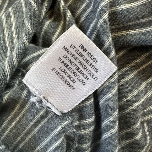 Y2K Blue Striped Crop Top Small - Picture 8 of 10